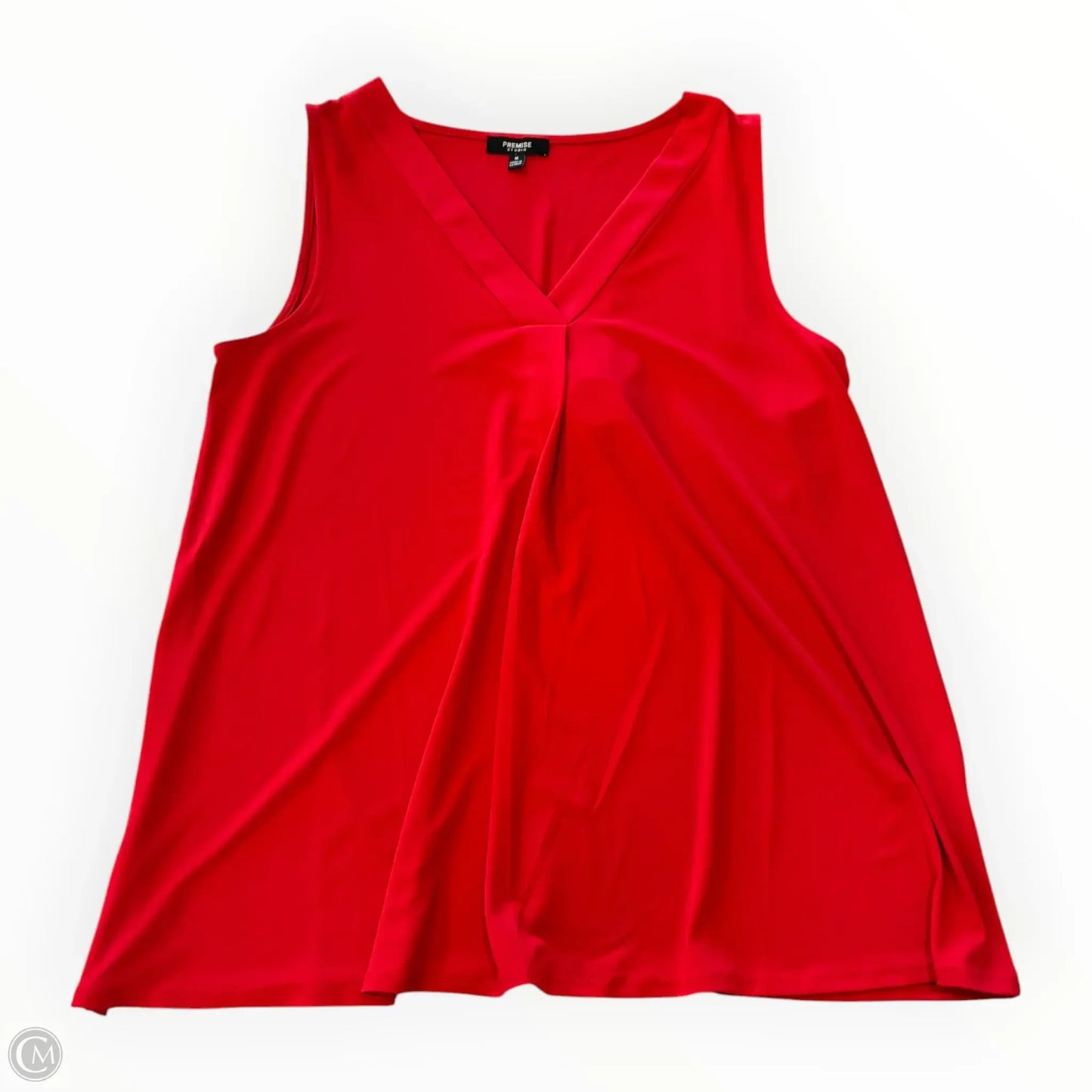 Top Sleeveless By Premise In Red, Size: M