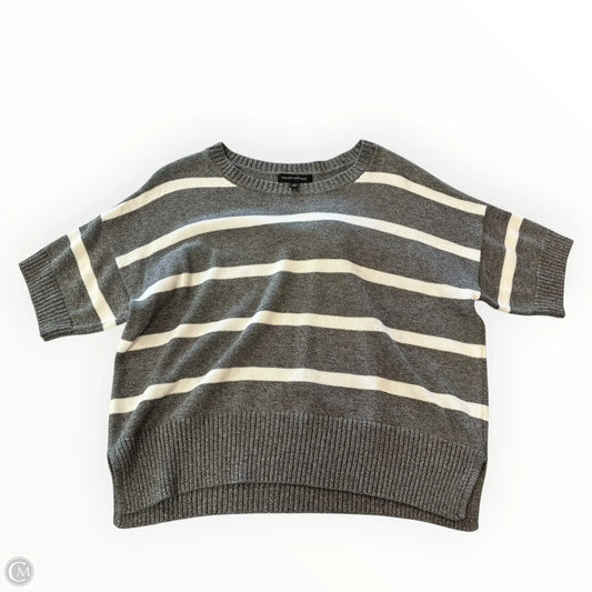 Sweater By Banana Republic In Grey & White, Size: S