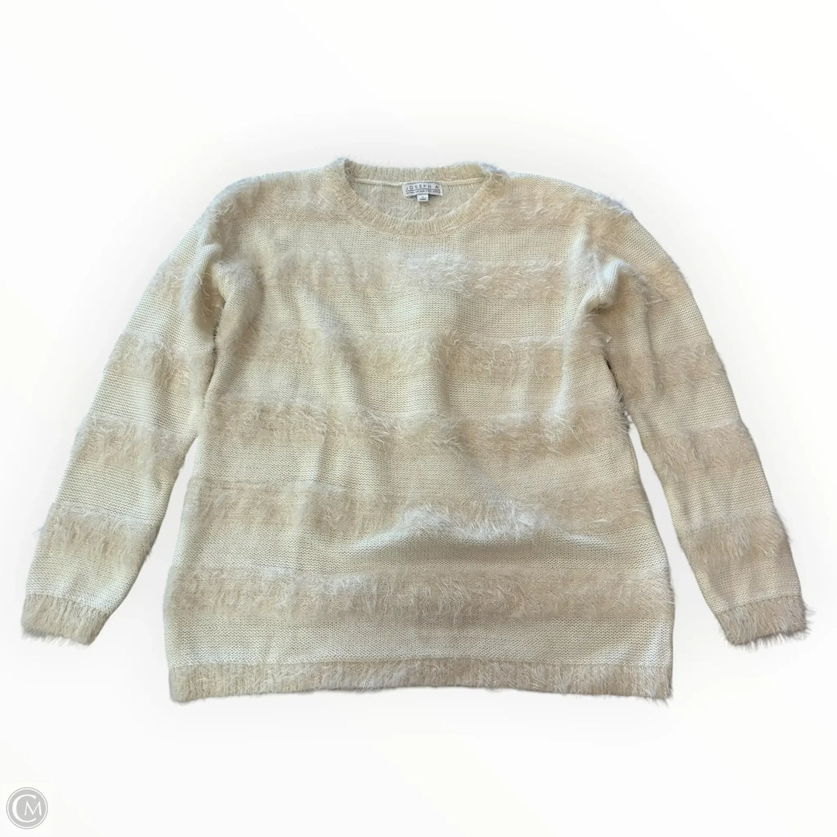Sweater By Joseph A. In Cream, Size: M