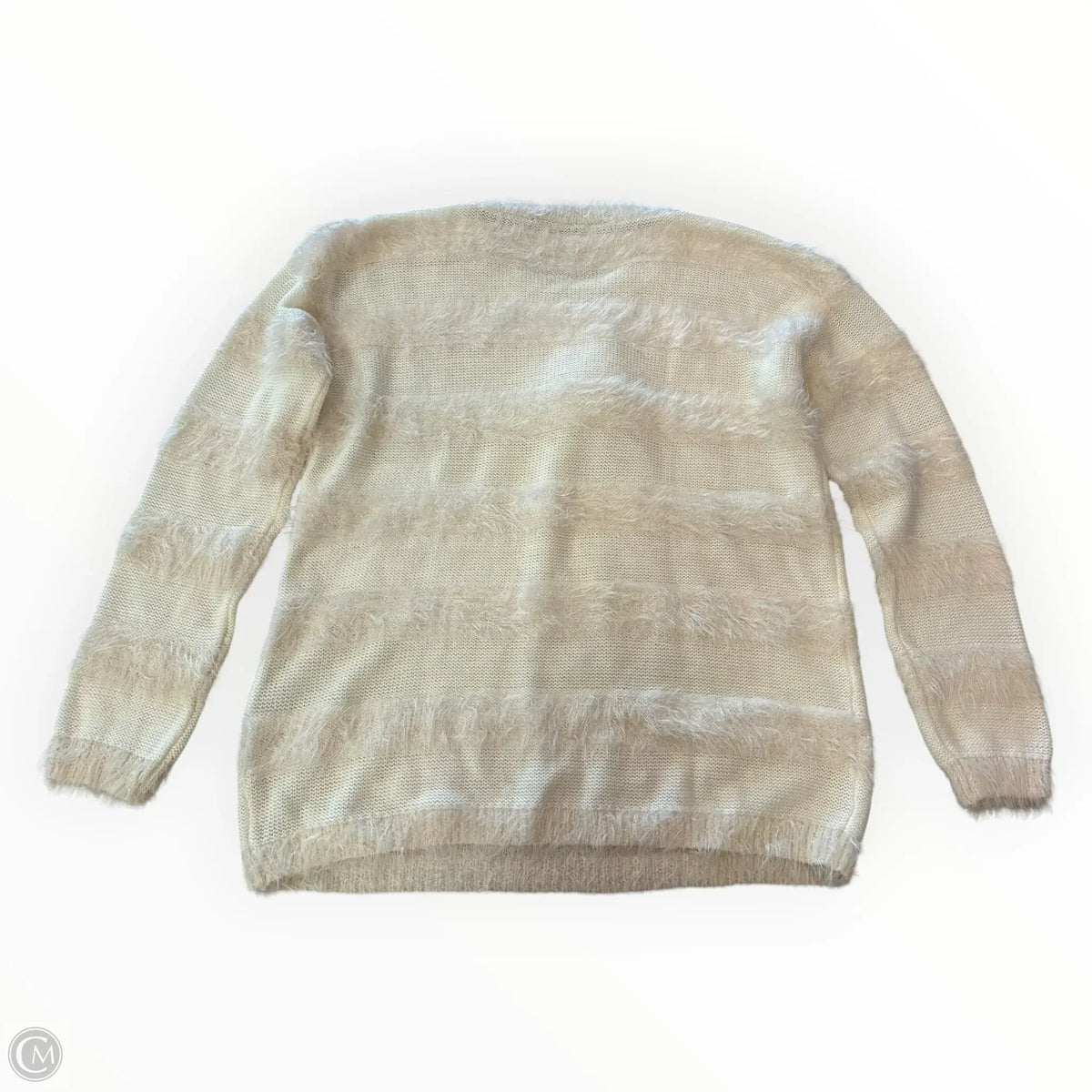 Sweater By Joseph A. In Cream, Size: M
