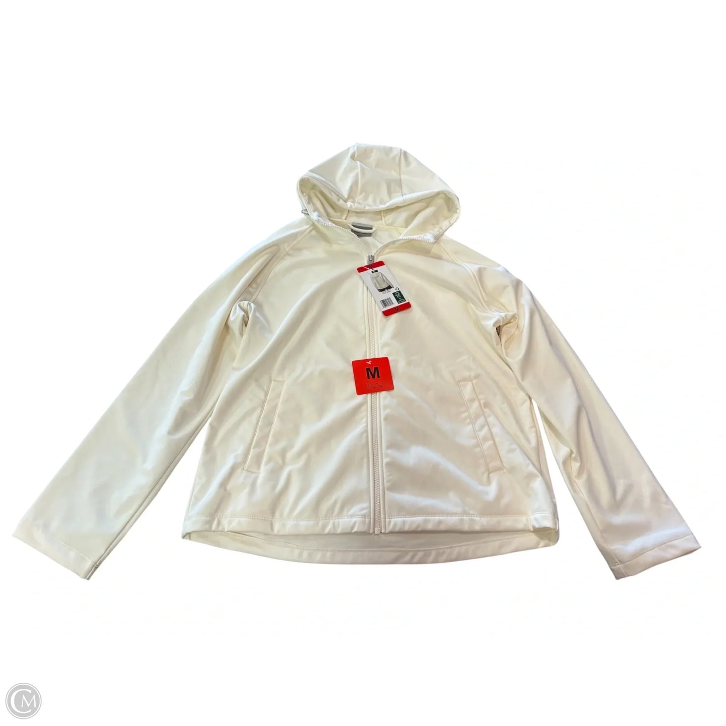 Athletic Jacket By 32 Degrees In Cream, Size: M