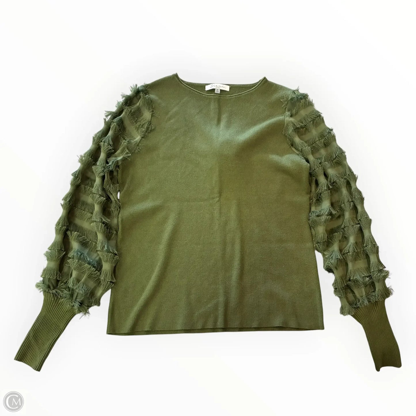 Sweater By Clothes Mentor In Green, Size: S