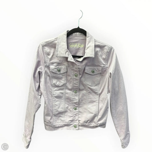 Jacket Denim By Old Navy In Purple, Size: M