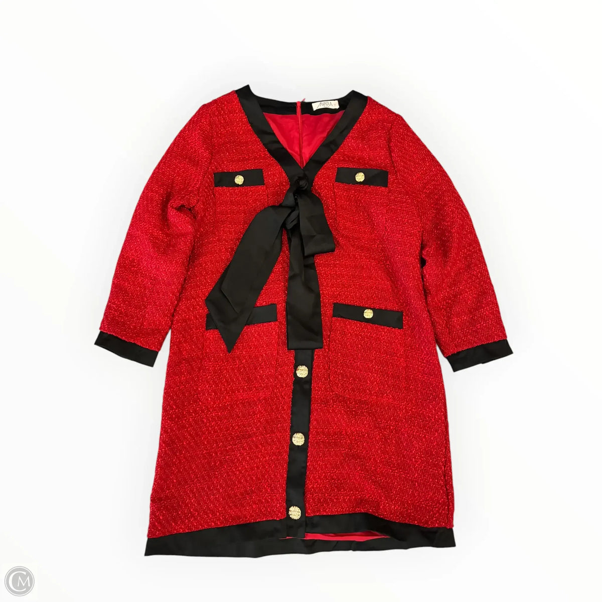 Dress Work By Avara In Red, Size: M