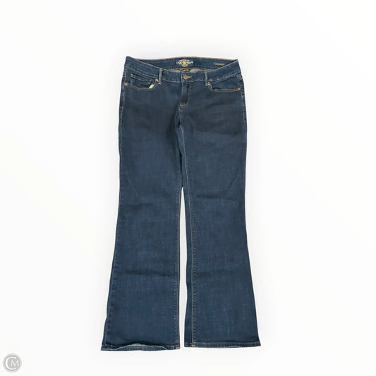 Jeans Boot Cut By Lucky Brand In Blue Denim, Size: 14