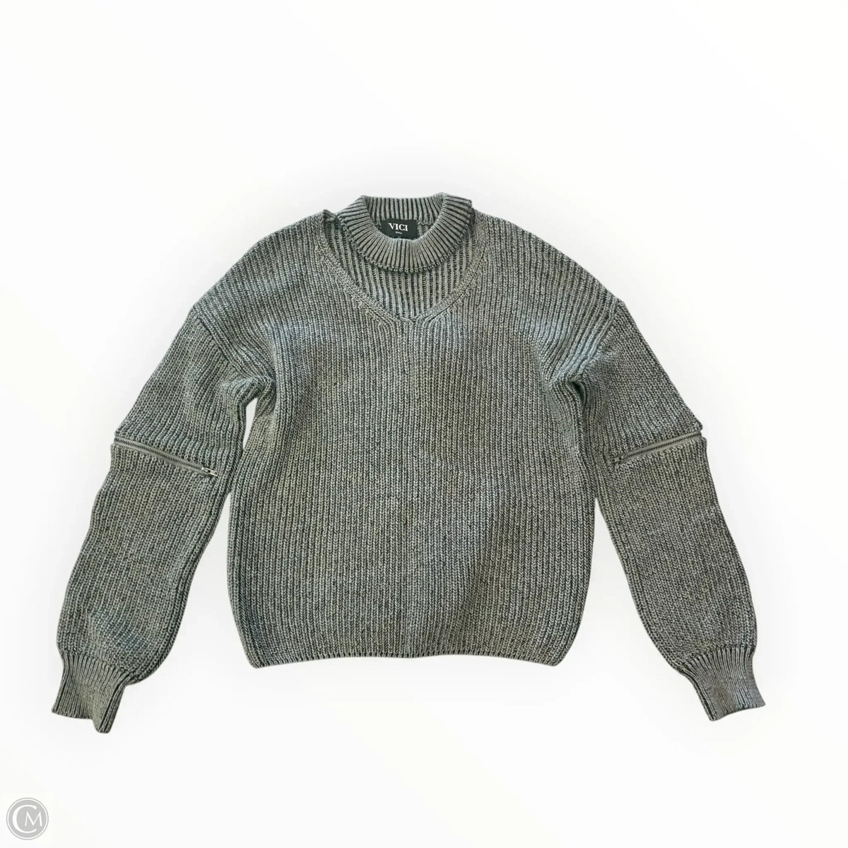 Sweater By Vici In Grey, Size: S