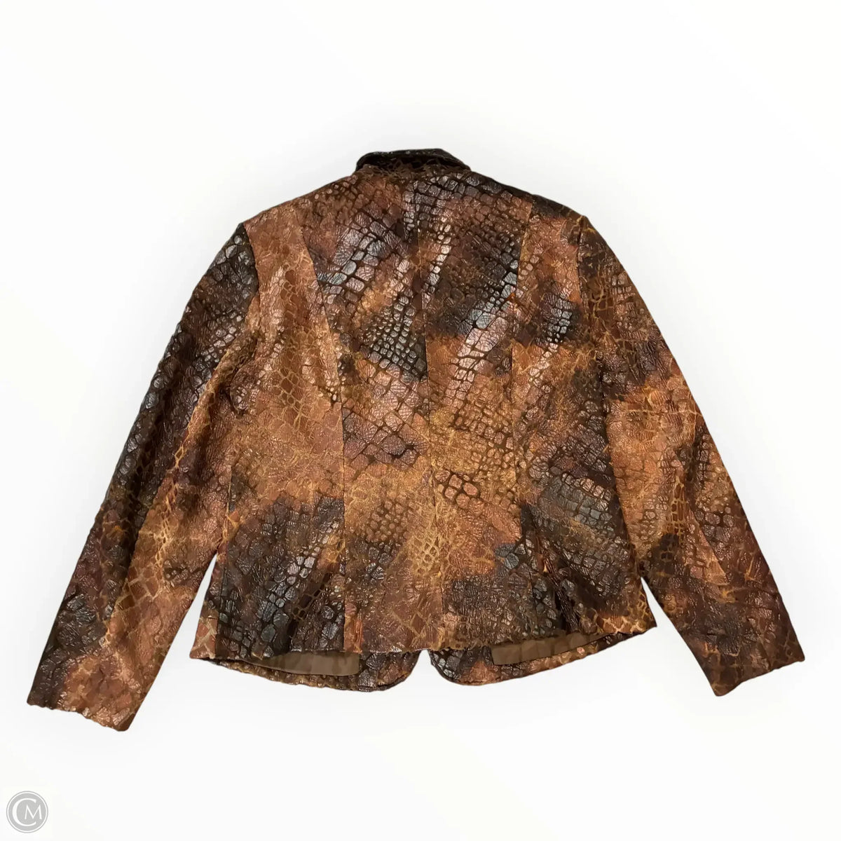 Blazer By Multiples In Brown, Size: L