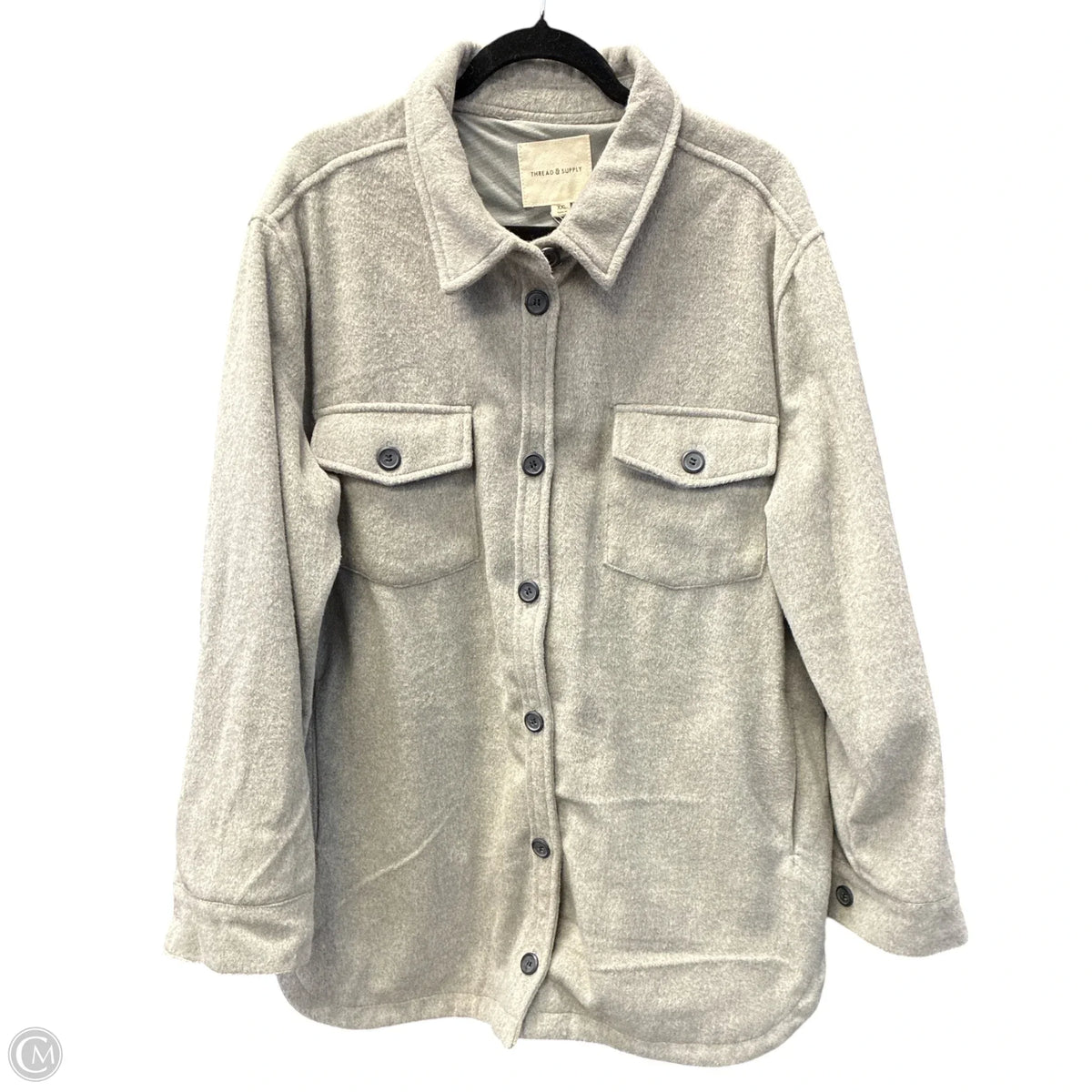 Jacket Other By Thread And Supply In Grey, Size: Xxl