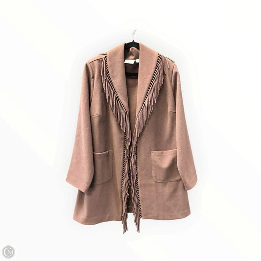 Jacket Fleece By Belle By Kim Gravel In Brown, Size: Xl