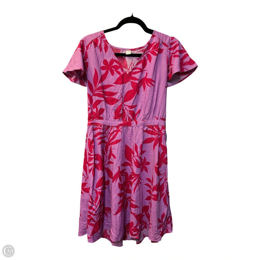 Dress Casual Short By Old Navy In Pink & Purple, Size: M