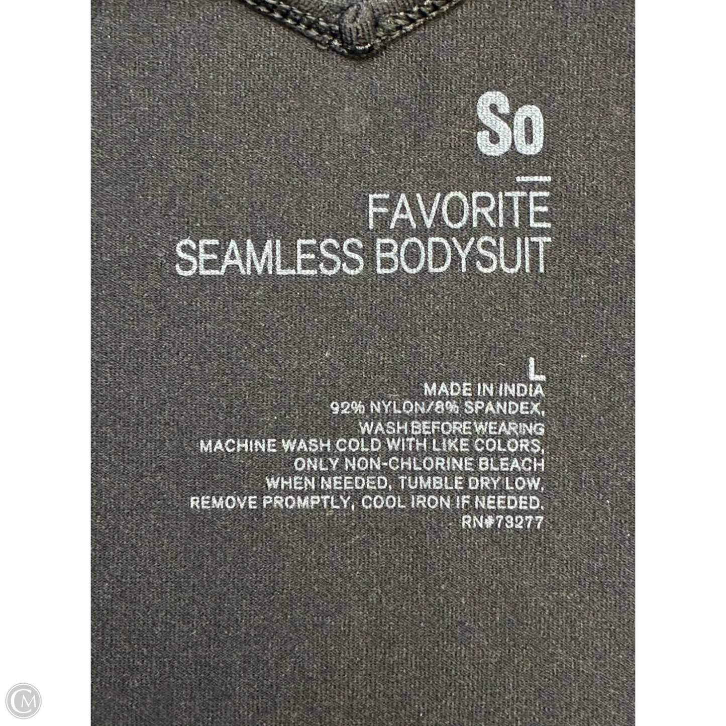 Bodysuit By So In Black, Size: L