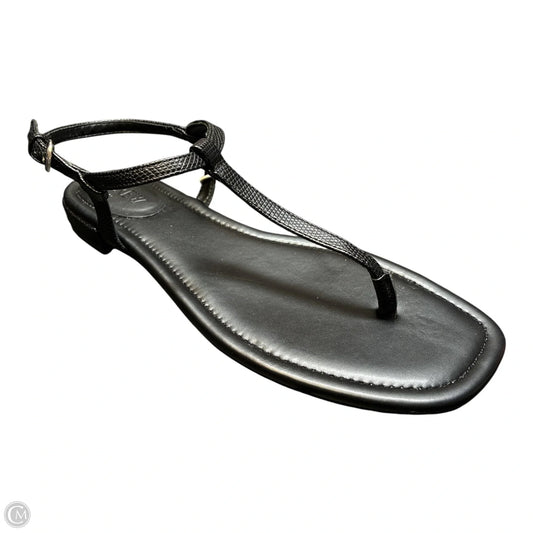 Sandals Flats By J. Crew In Black, Size: 9