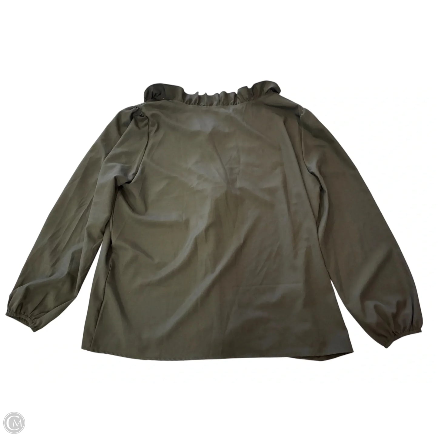 Blouse Long Sleeve By Cmf In Black, Size: 2x