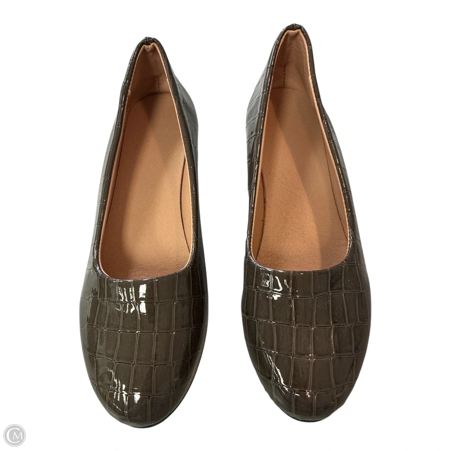 Shoes Heels Wedge By Love In Brown, Size: 9