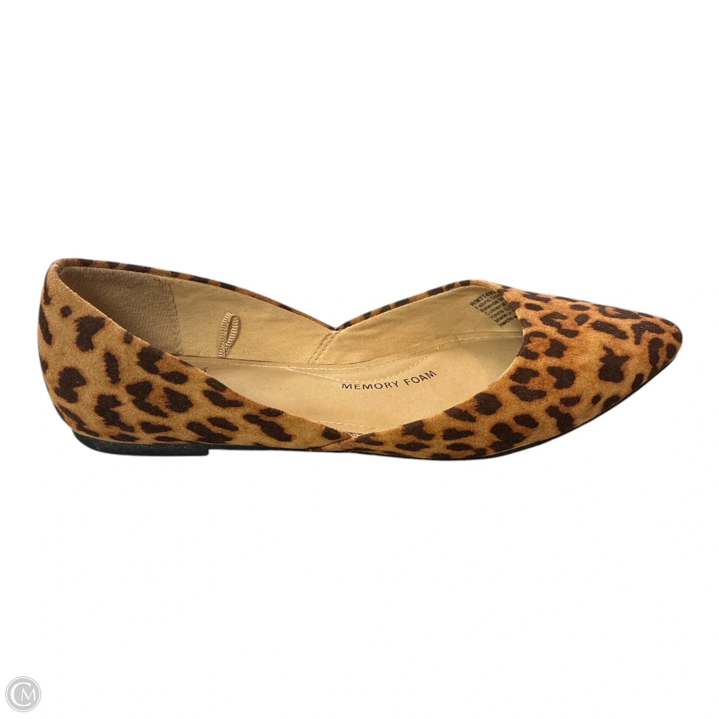 Shoes Flats By Time And Tru In Animal Print, Size: 7