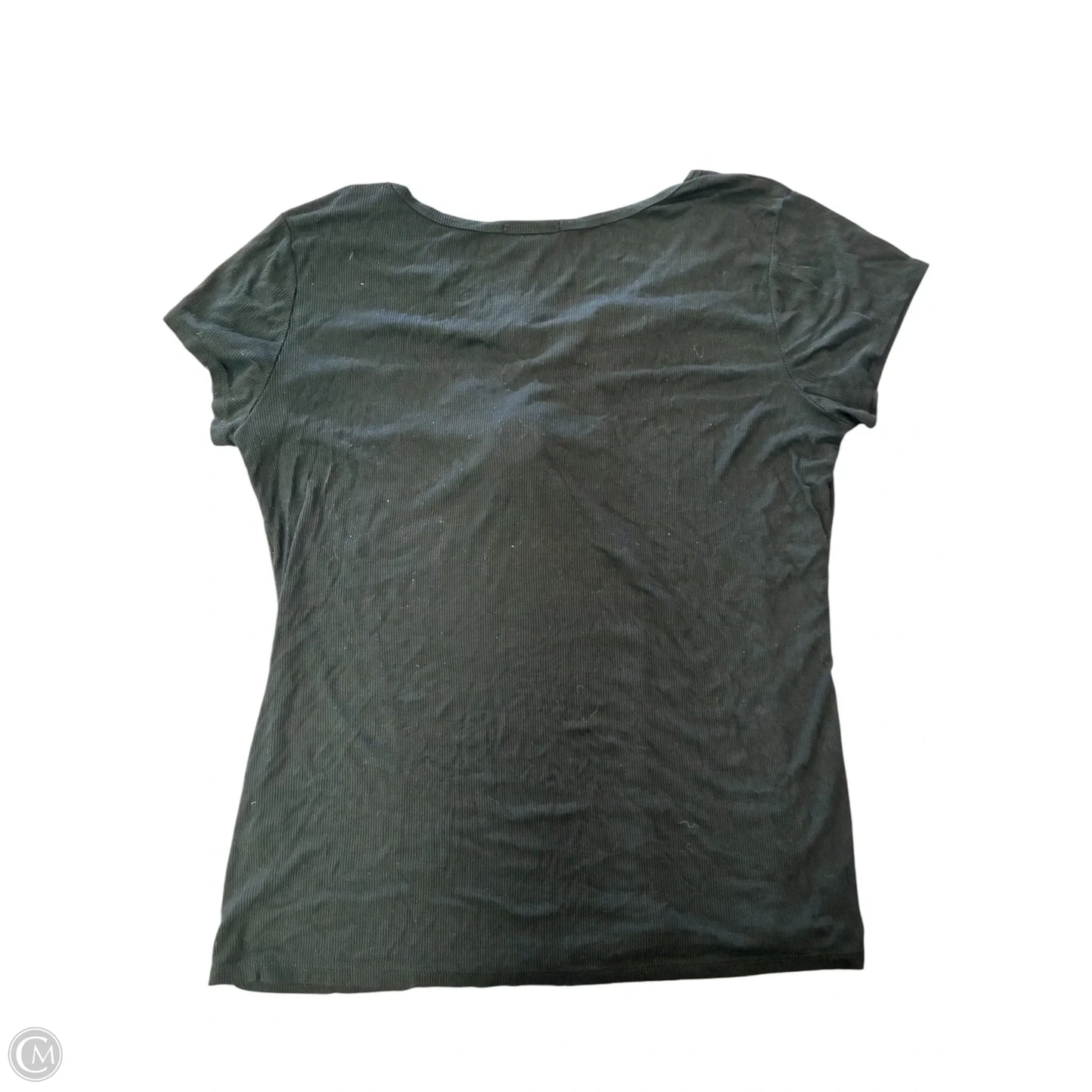 Top Short Sleeve By Ambiance Apparel In Black, Size: 2x