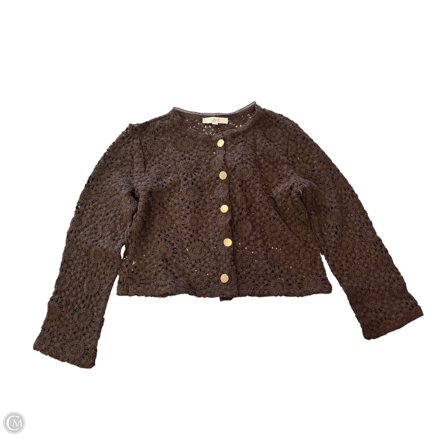 Cardigan By Loft In Brown, Size: L