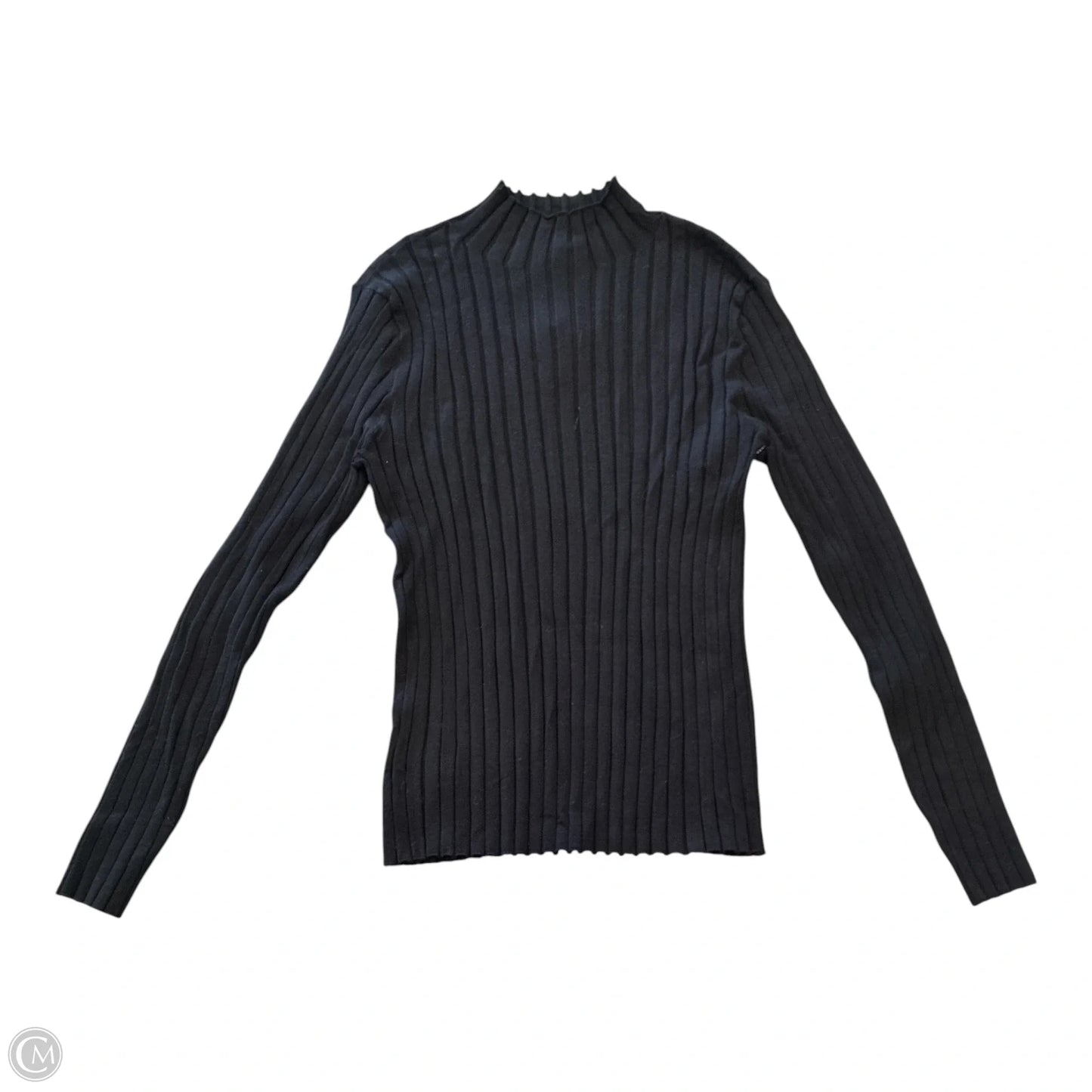 Top Long Sleeve Basic By Loft In Black, Size: Xl
