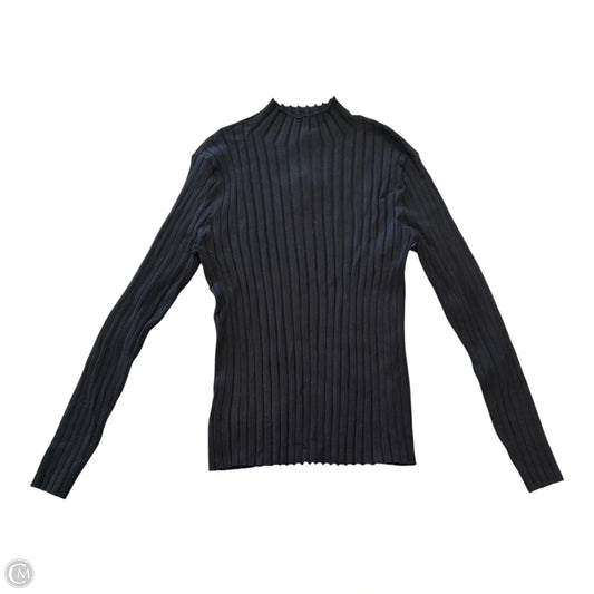 Top Long Sleeve Basic By Loft In Black, Size: Xl