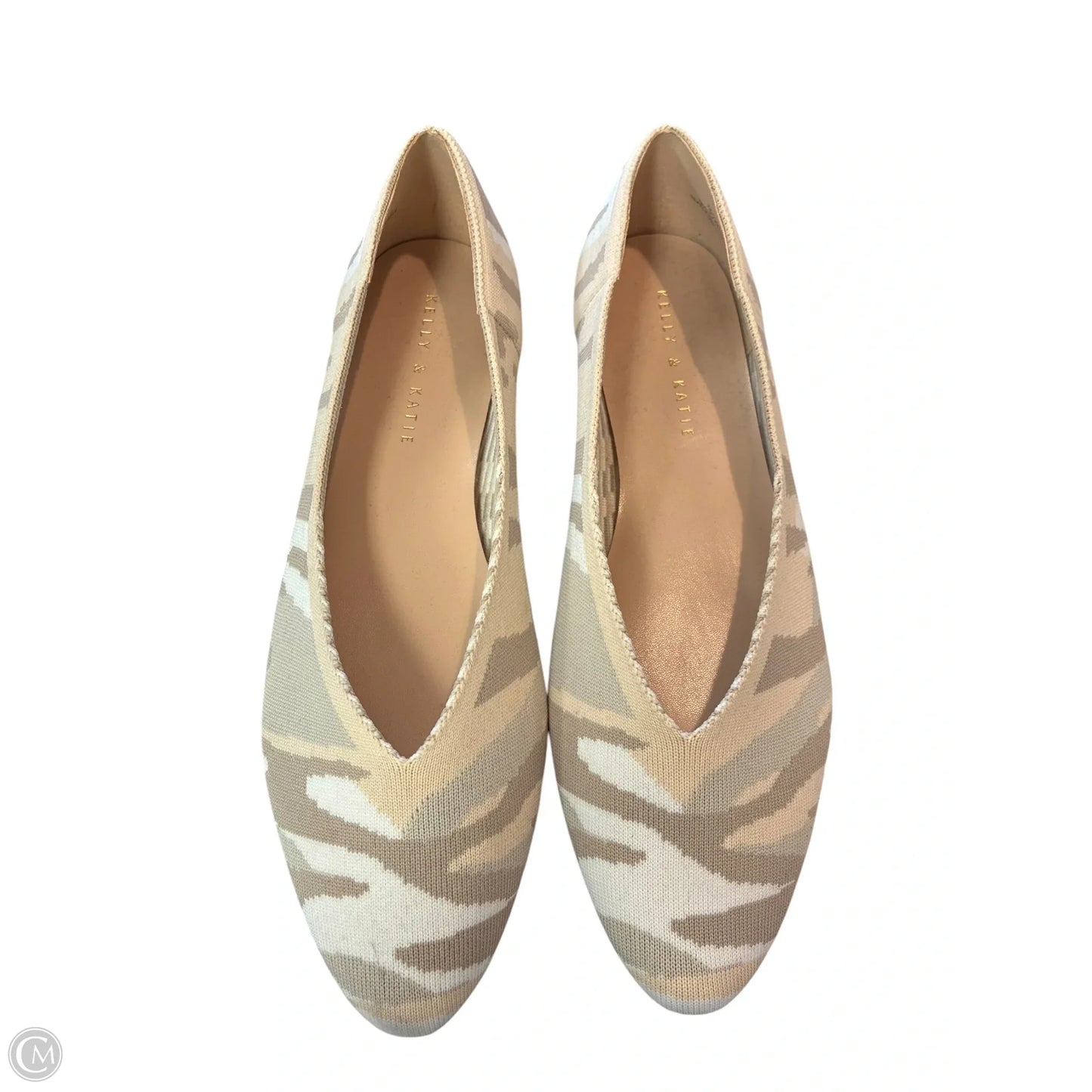 Shoes Flats By Kelly And Katie In Beige, Size: 9.5