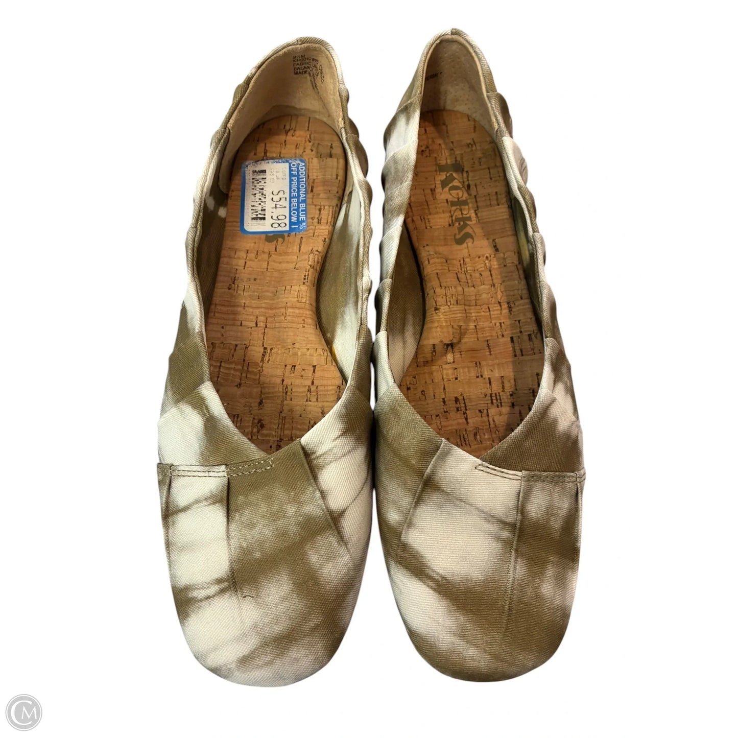 Shoes Flats By Korks In Green, Size: 9.5