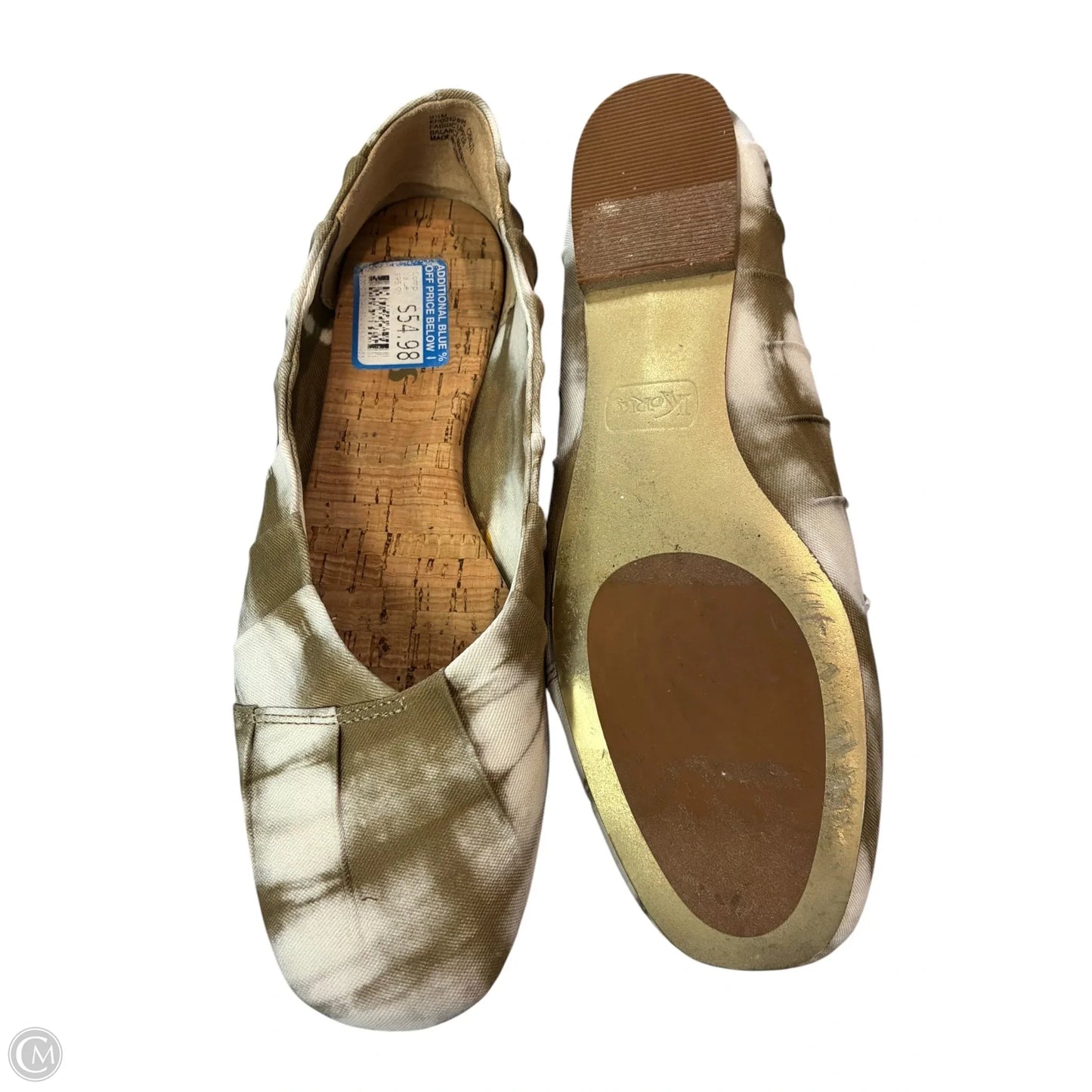 Shoes Flats By Korks In Green, Size: 9.5