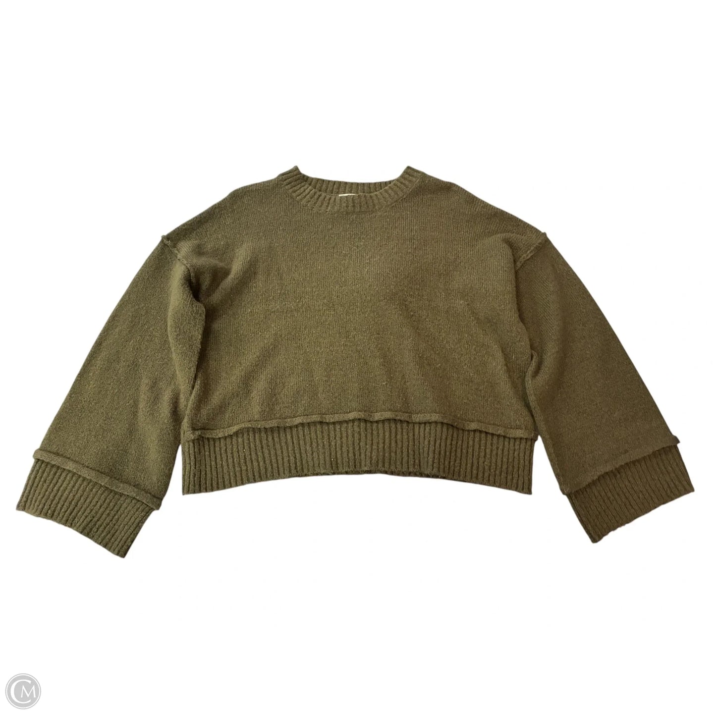 Sweater By Clothes Mentor In Green, Size: L