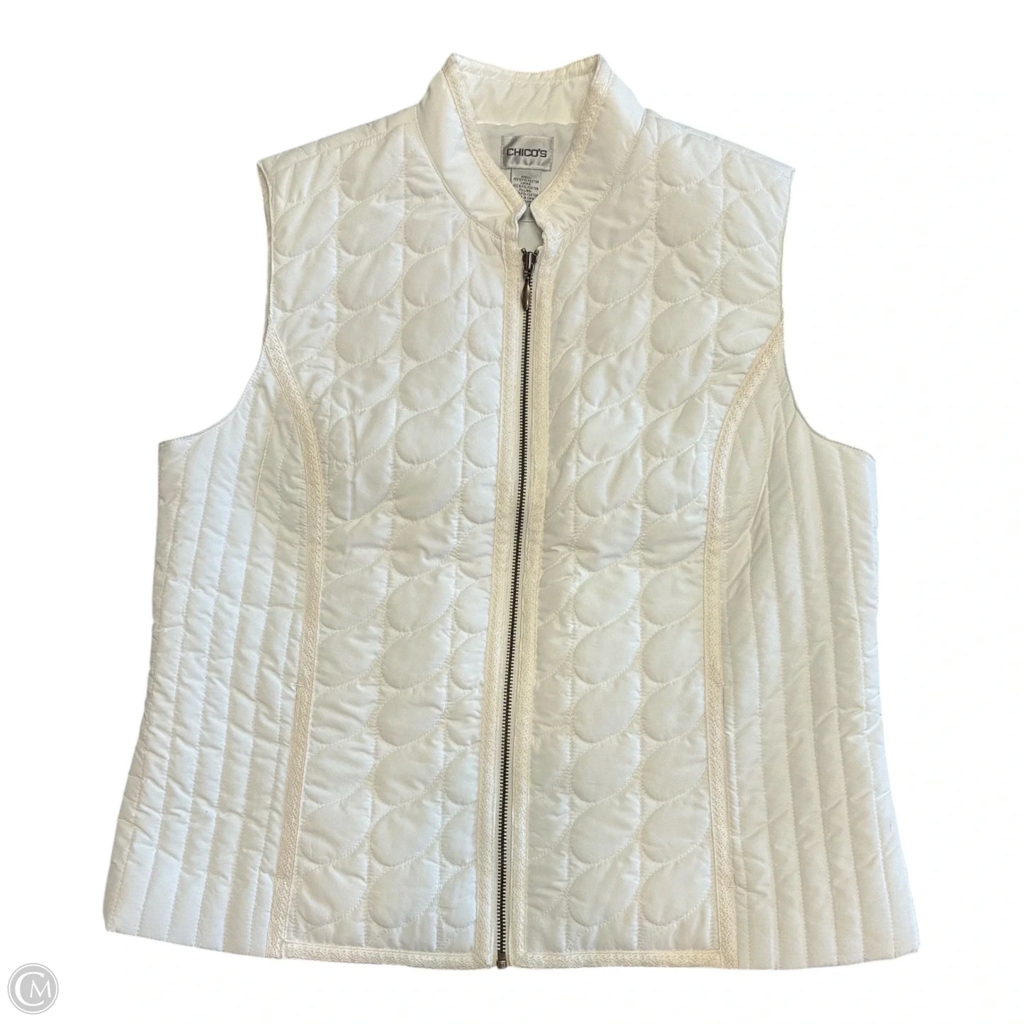 Vest Other By Chicos In White, Size: L