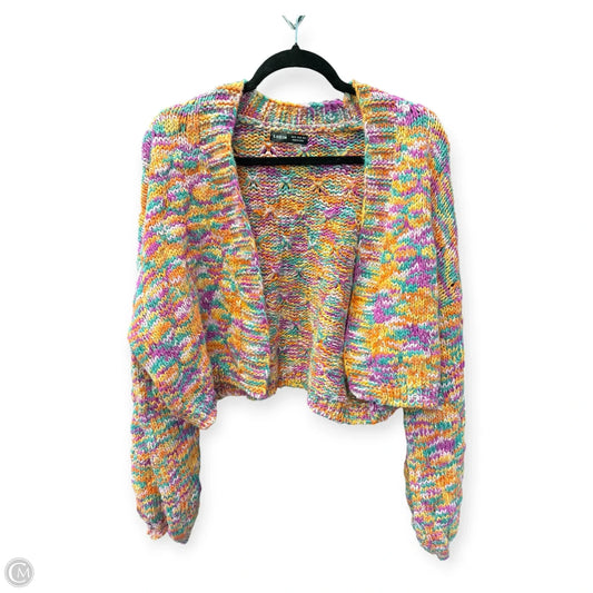 Sweater Cardigan By Shein In Multi-colored, Size: M