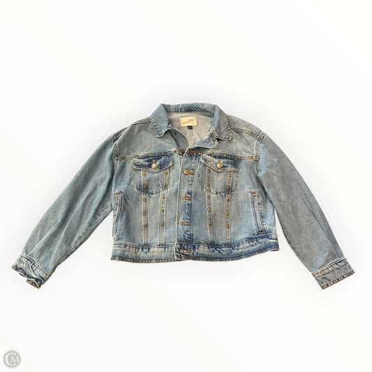 Jacket Denim By Universal Thread In Blue Denim, Size: S