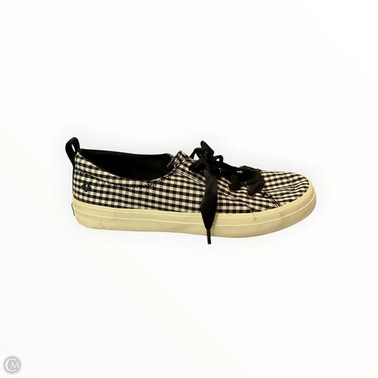 Shoes Sneakers By Sperry In Black & White, Size: 7.5