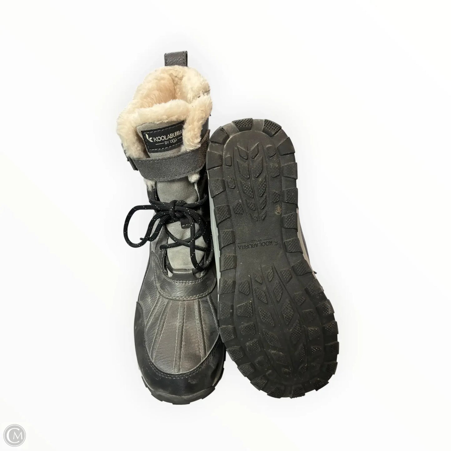 Boots Snow By Koolaburra By Ugg In Grey, Size: 10