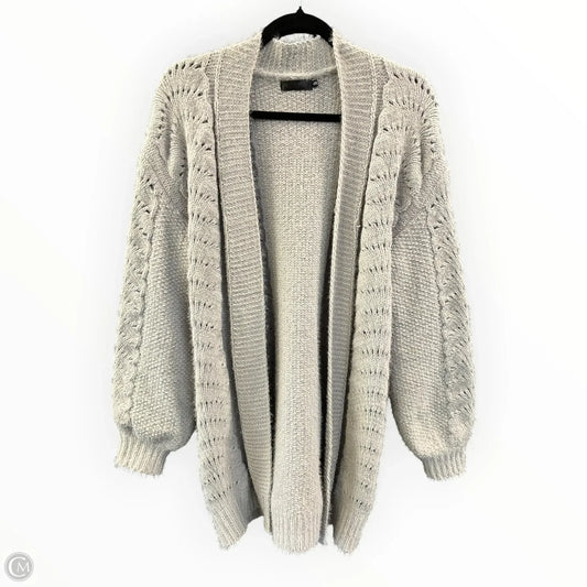 Sweater Cardigan By Cme In Grey, Size: S