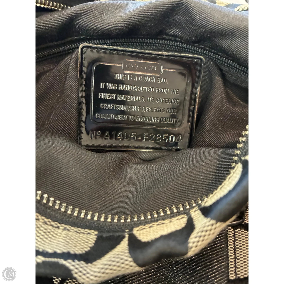 Handbag Designer By Coach, Size: Medium