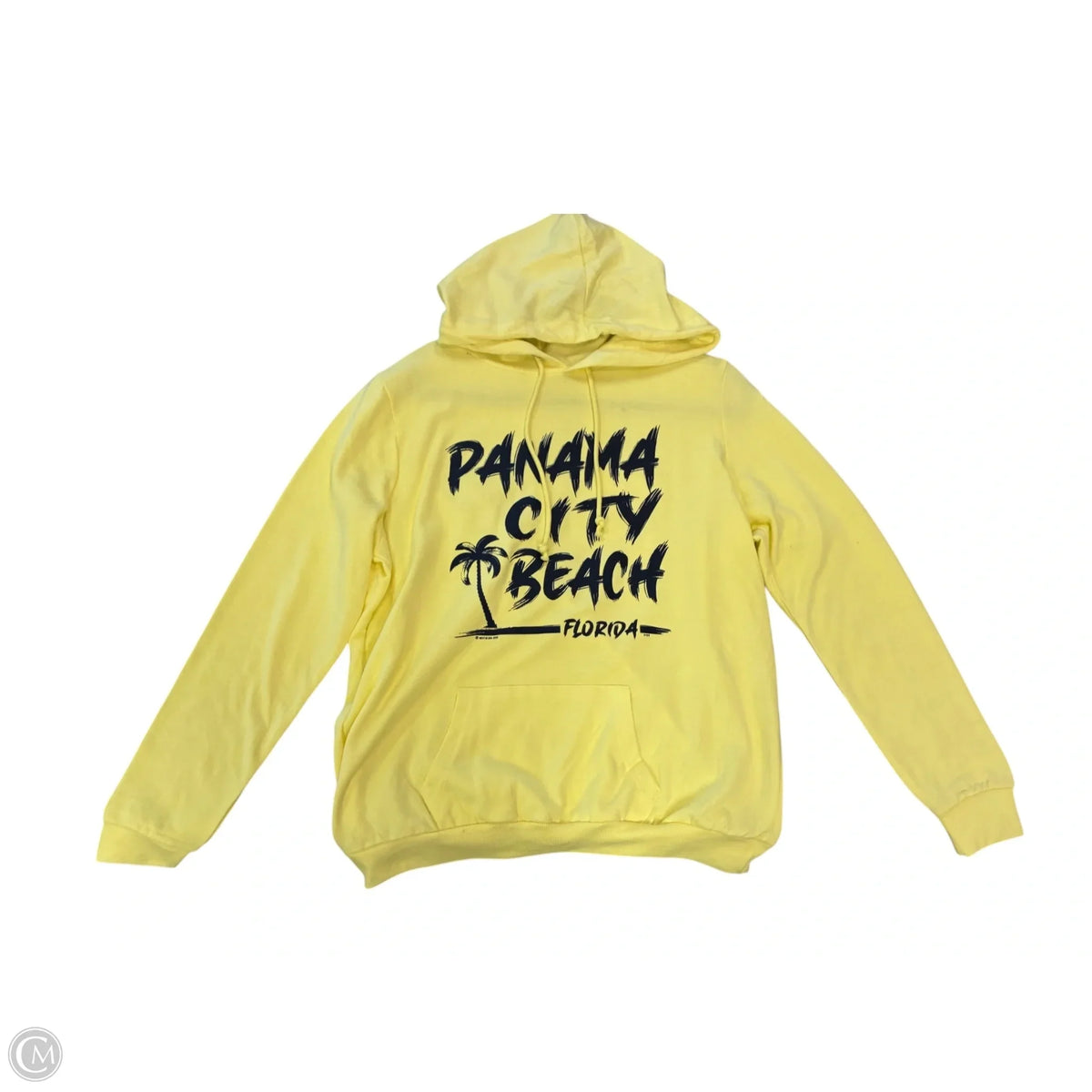 Sweatshirt Hoodie By Cme In Yellow, Size: Xl