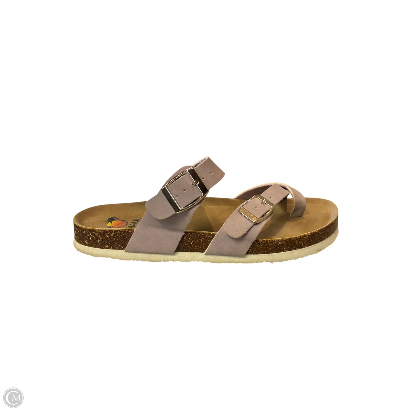 Sandals Flats By Clothes Mentor In Purple, Size: 9