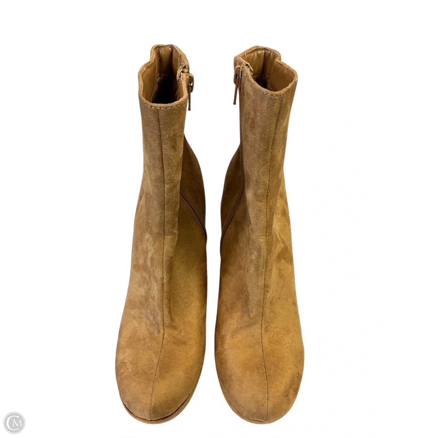Shoes Heels Block By Forever 21 In Tan, Size: 8