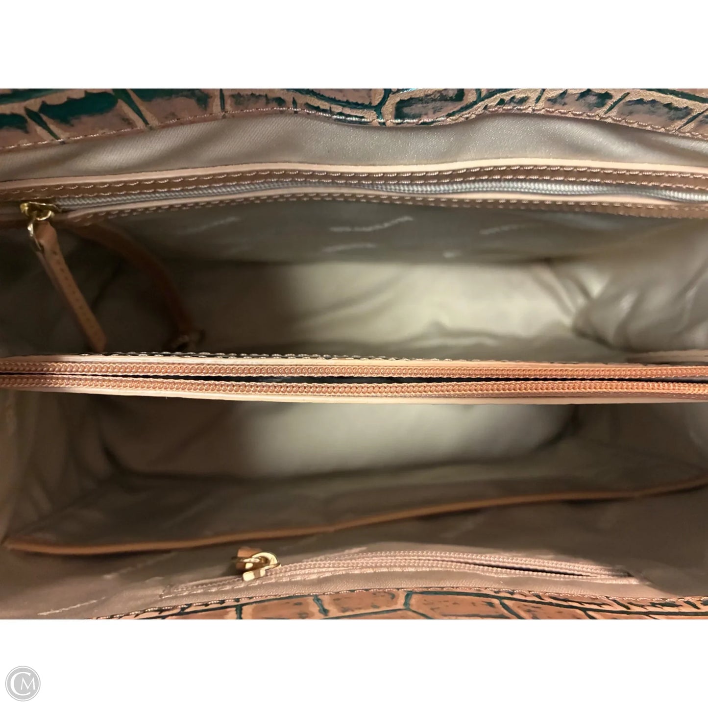 Handbag Designer By Brahmin, Size: Large