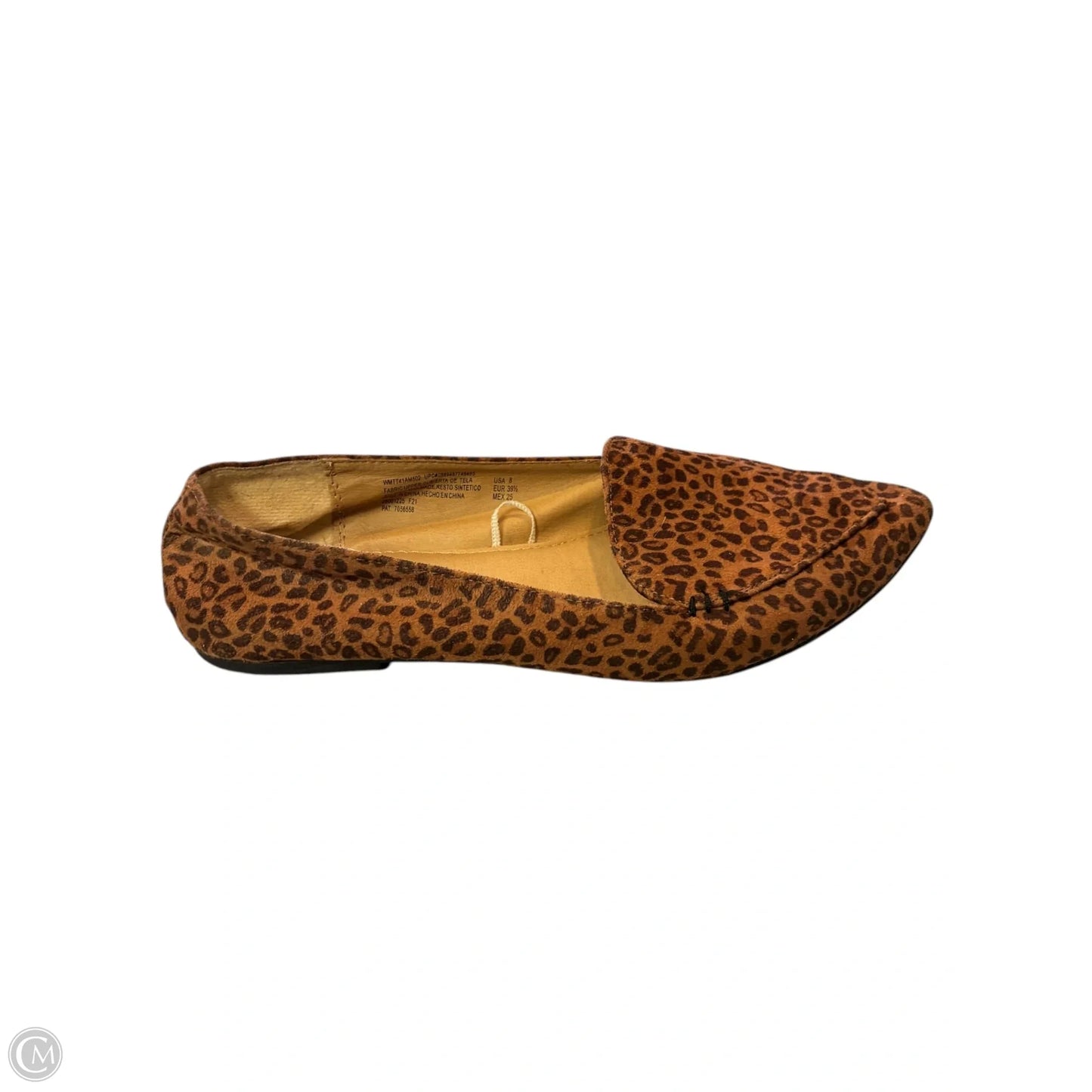 Shoes Flats By Time And Tru In Animal Print, Size: 8