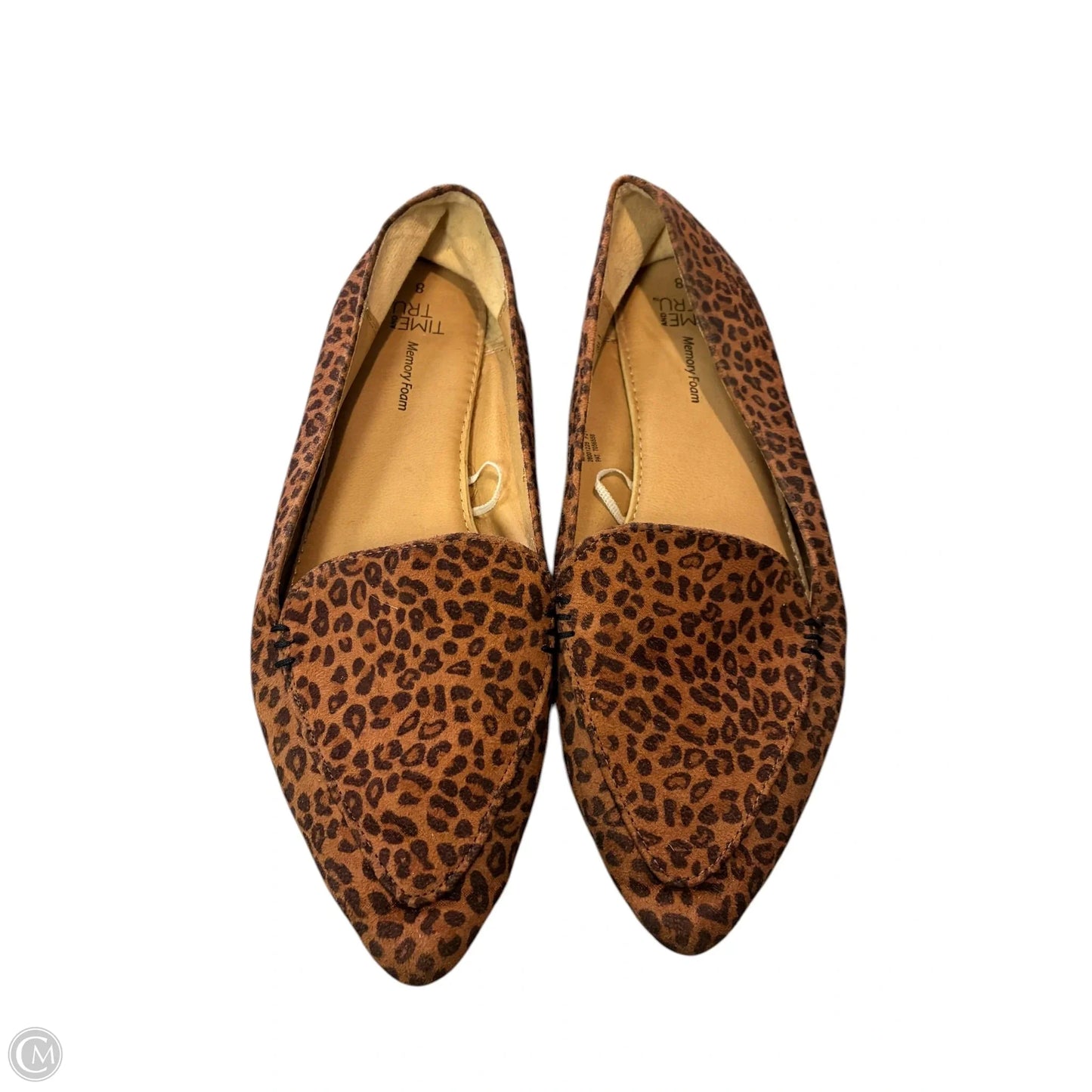 Shoes Flats By Time And Tru In Animal Print, Size: 8
