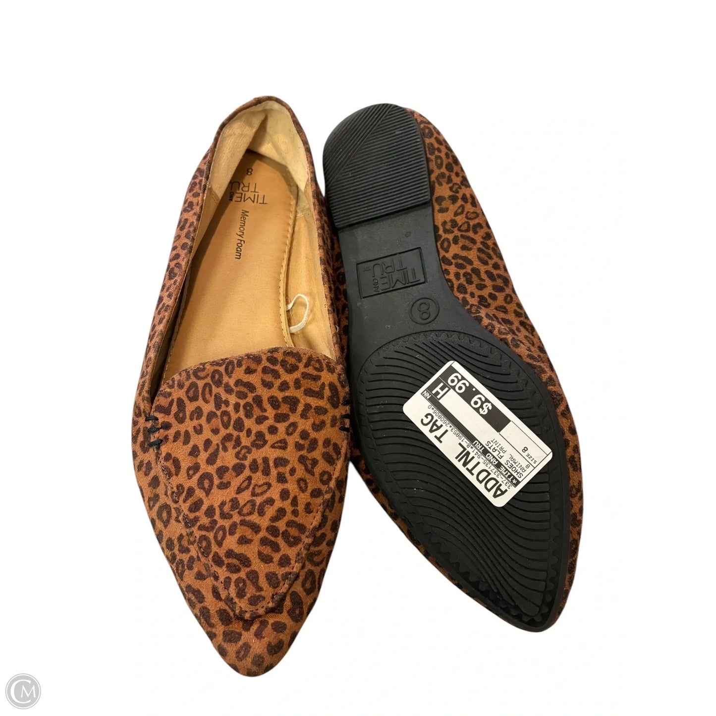Shoes Flats By Time And Tru In Animal Print, Size: 8