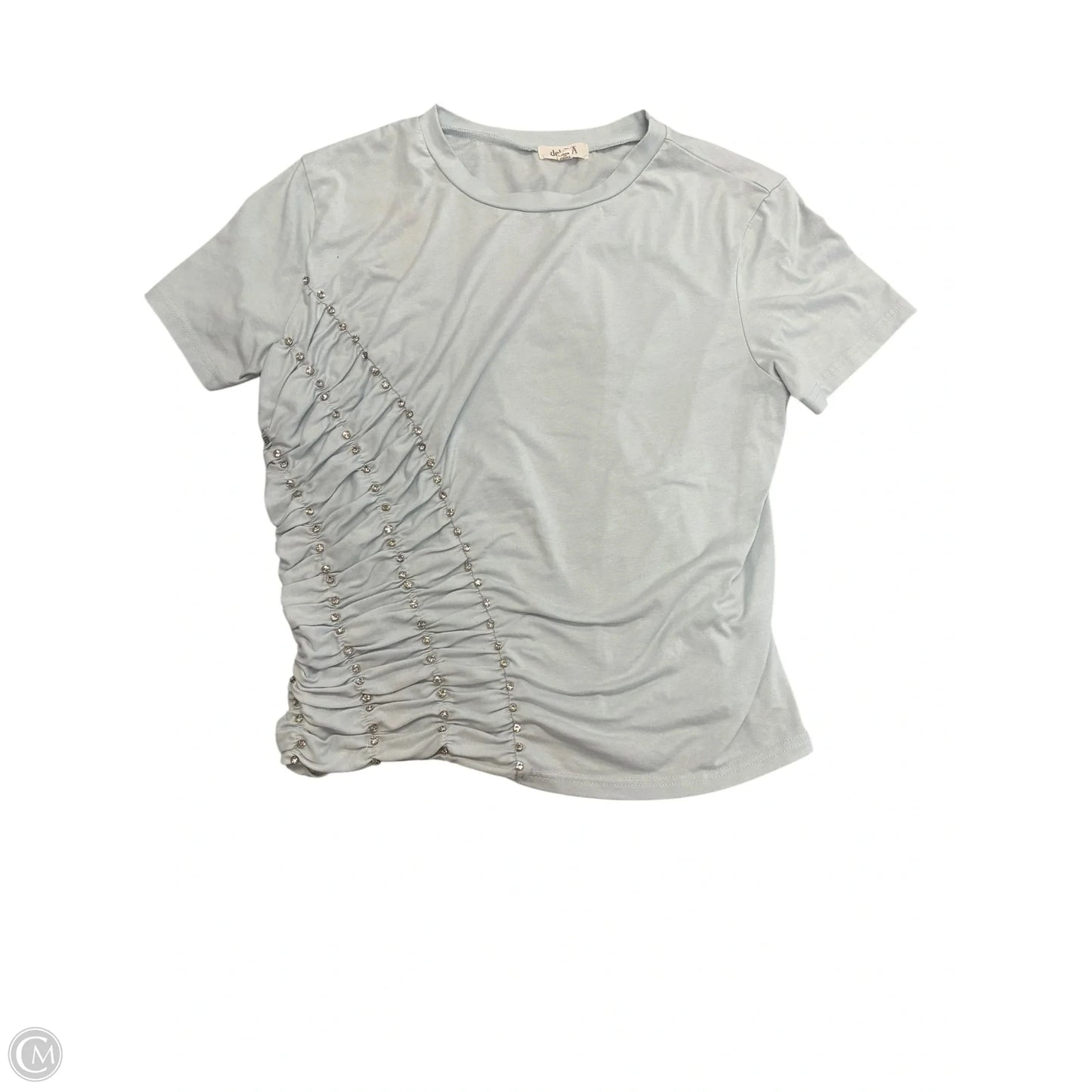 Top Short Sleeve By Clothes Mentor In Blue, Size: Xl