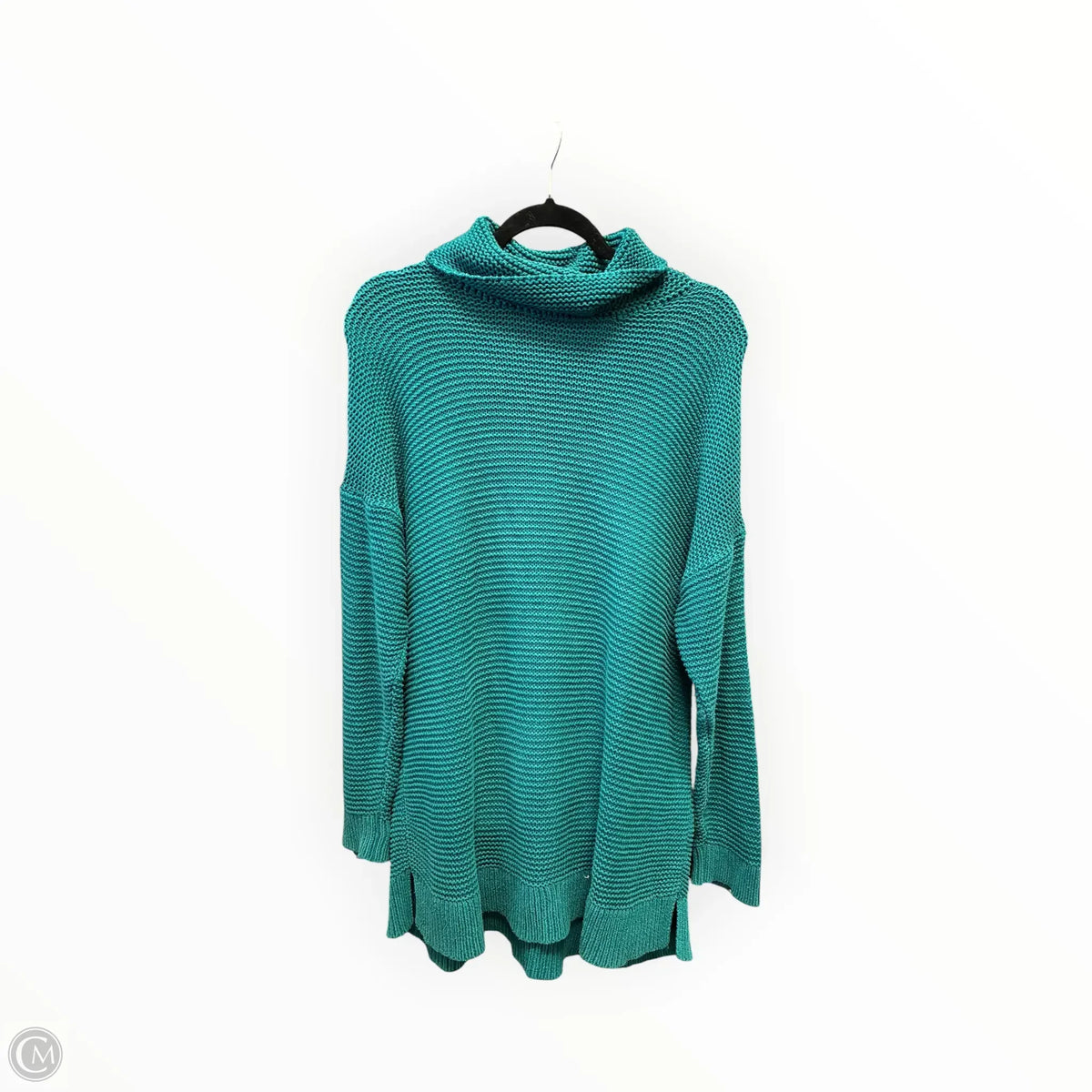 Sweater By Lands End In Teal, Size: Xl