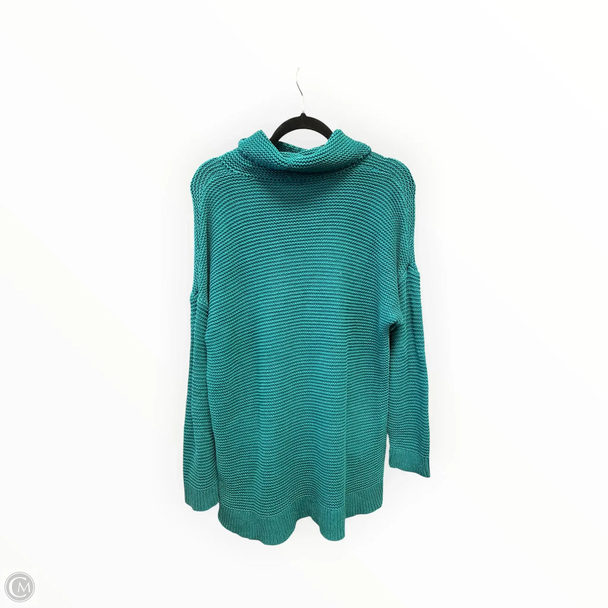 Sweater By Lands End In Teal, Size: Xl