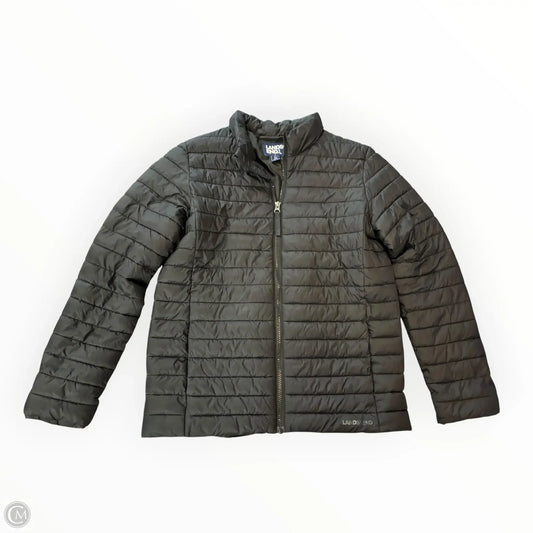 Jacket Puffer & Quilted By Lands End In Black, Size: Xl