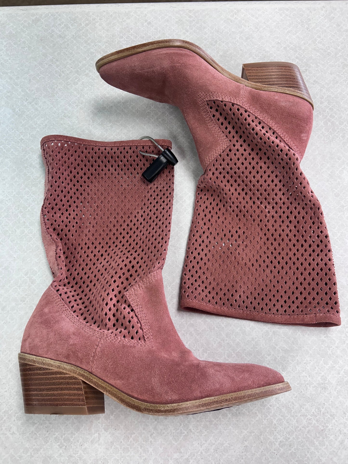 Boots Ankle Heels By Pedro Garcia In Pink, Size:6