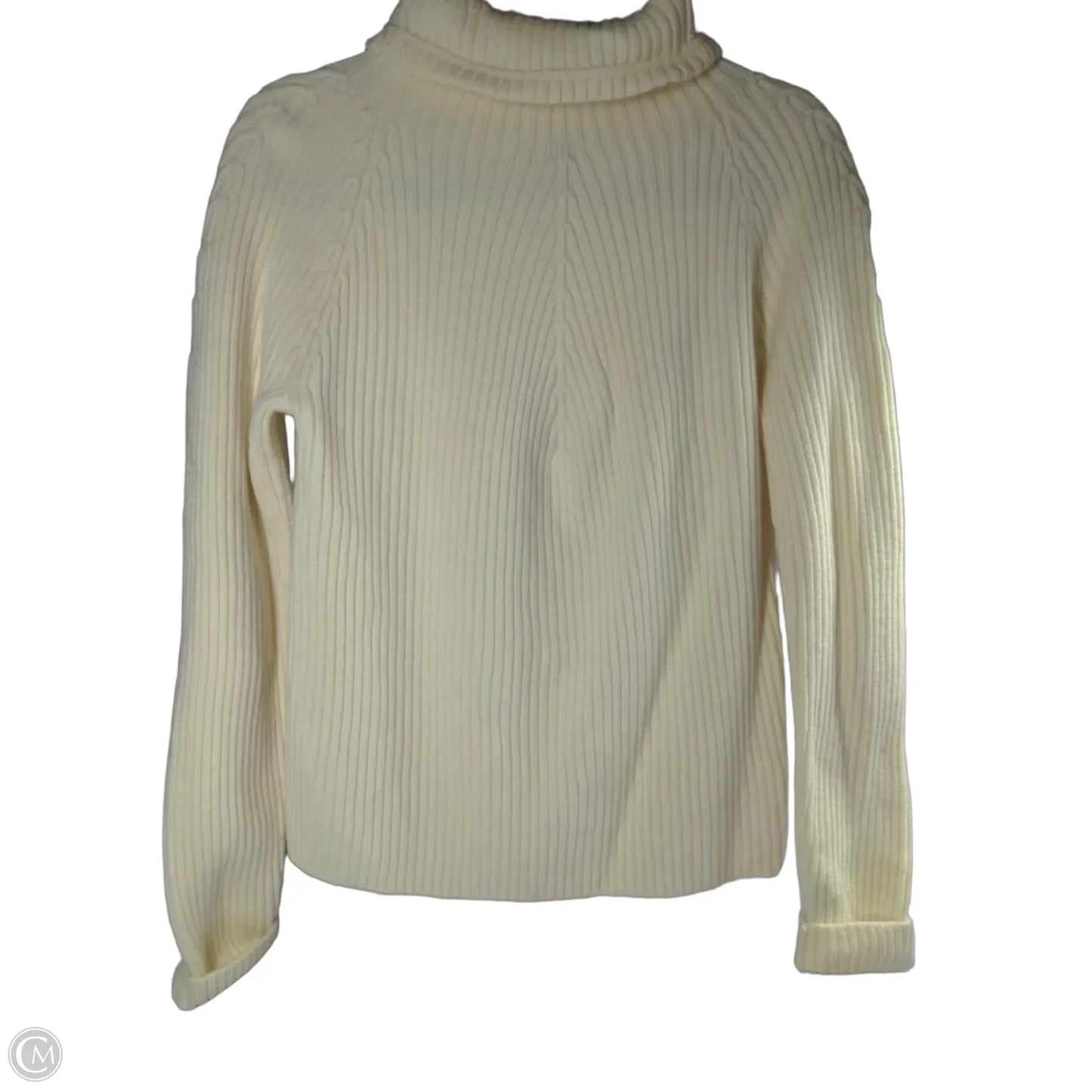 Sweater Designer By St. John In Cream, Size: L