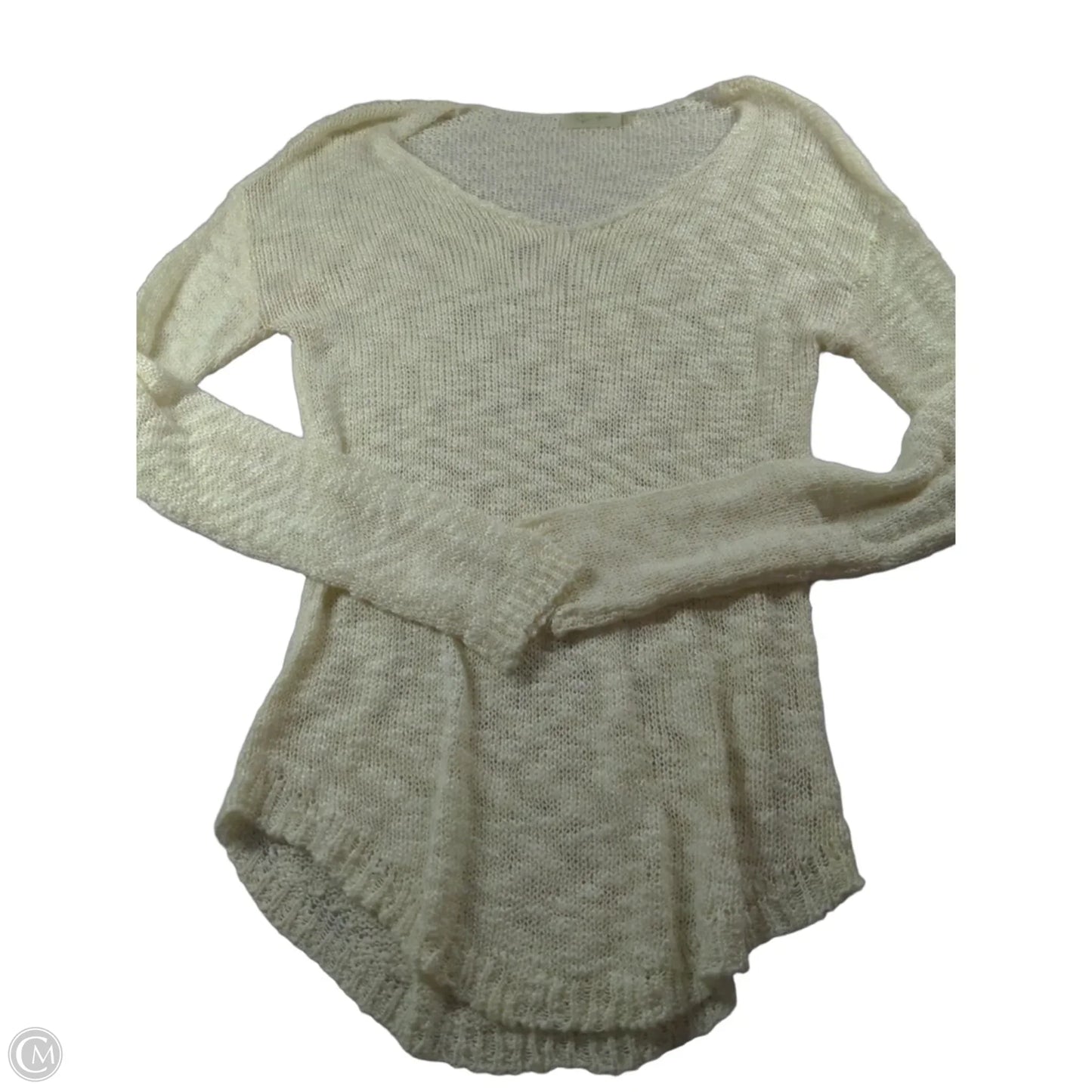 Sweater By Rd Style In Cream, Size: M
