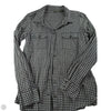 Top Long Sleeve By Eddie Bauer In Plaid Pattern, Size: M