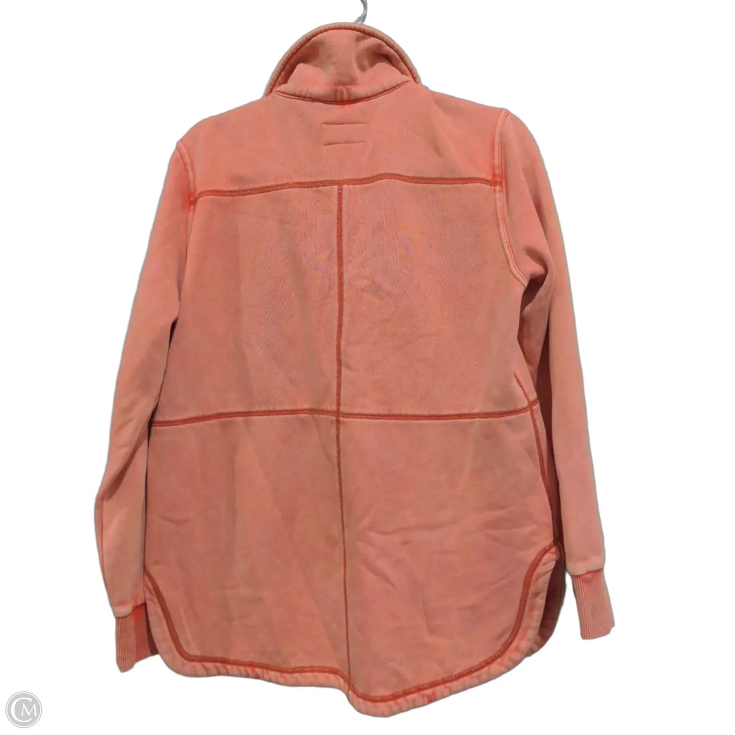 Jacket Shirt By Pilcro In Coral, Size: S